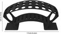 Black 27-slot dart display stand with dimensions